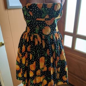 Bernie Dexter Paris Pinup Dress in Juicy Orange